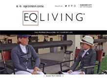 Tablet Screenshot of eqliving.com